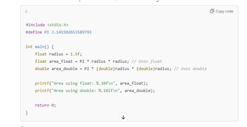 sizeof float (3.0) vs (3.0f) in Programming