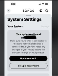 sonos settings