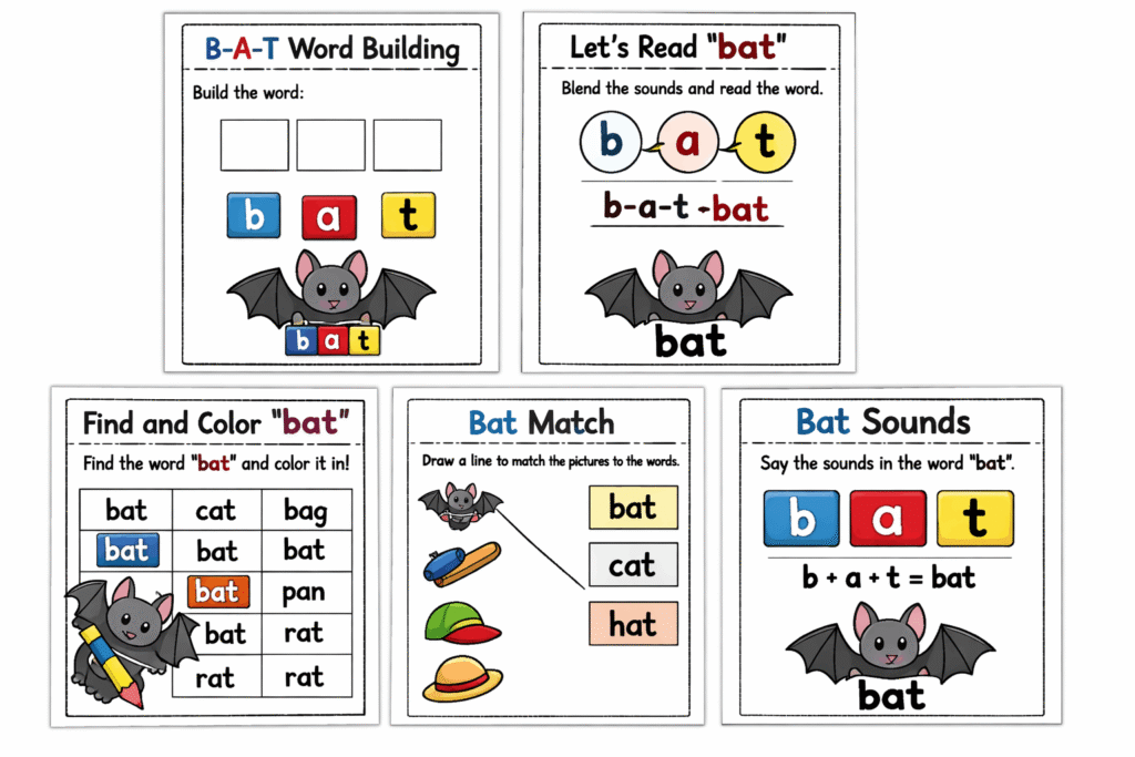 CVC Blending Worksheets