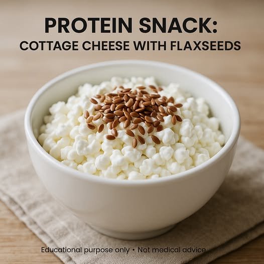 Cottage Cheese with Flaxseeds