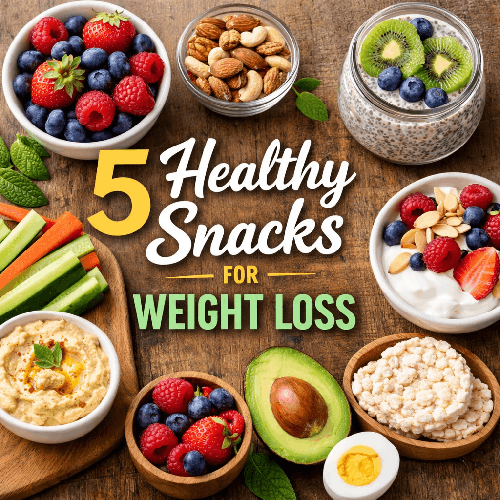 5 Healthy Snacks for Weight Loss