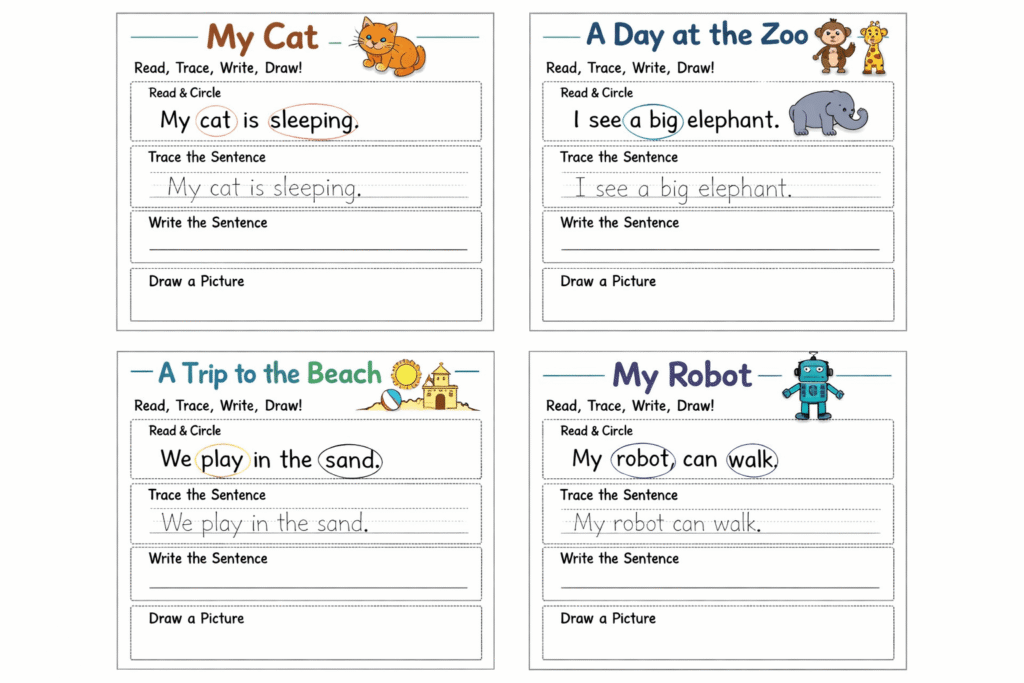 Sentence-Based Worksheets