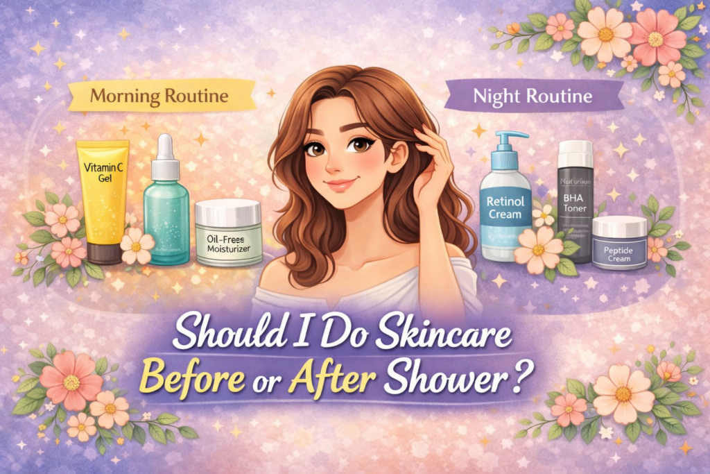 Should I Do Skincare Before or After Shower