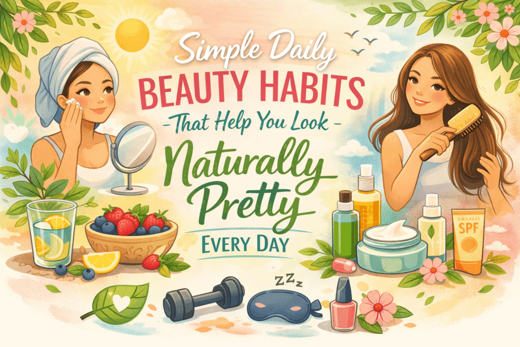 Simple Daily Beauty Habits That Help You Look Naturally Pretty Every Day