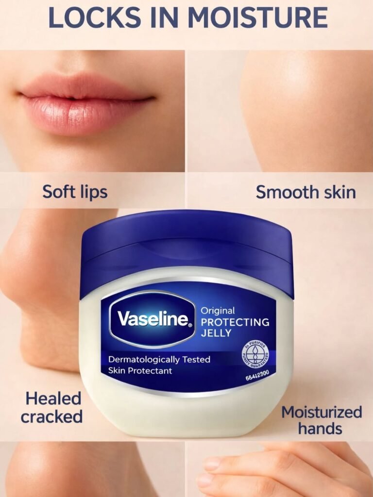 Vaseline Works for a Natural Skin Glow