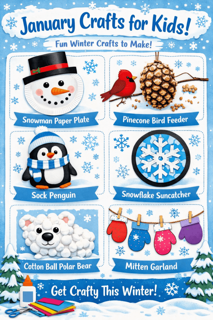 January Crafts for Kids